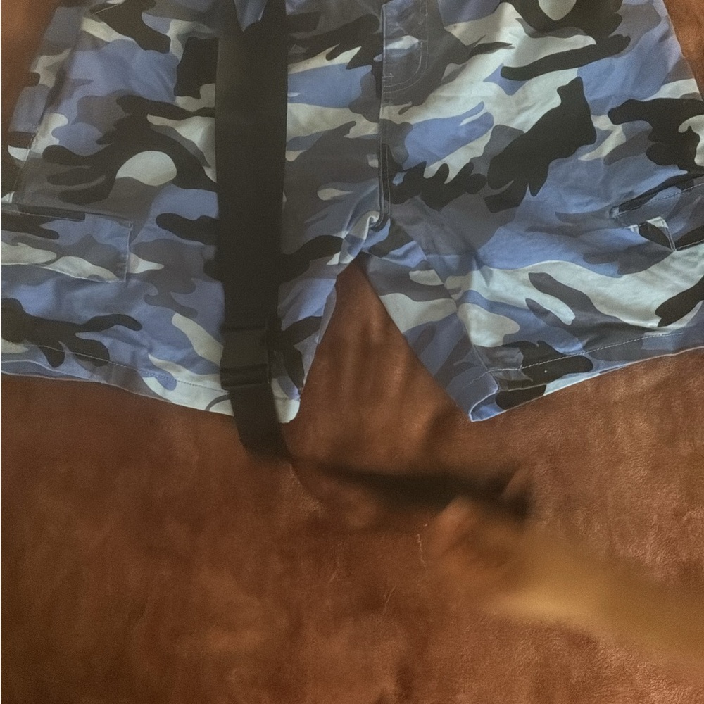 VIP Blue Camo Women's Cargo Shorts